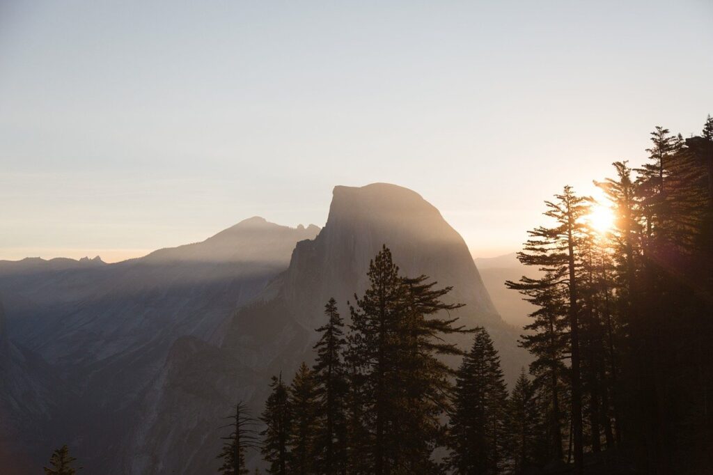 half dome, yosemite national park, ti-sa-ach